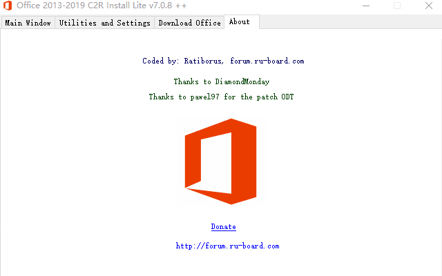 2020 Office部署工具—-Office 2013-2019 C2R Install 7.0.8 正式版+单文件版-酷库源码网